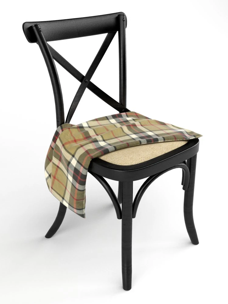 cross back chair 3D Model .c4d .max .obj .3ds .fbx .stl .blend 