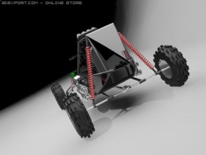 Sand buggy 3D-Modell