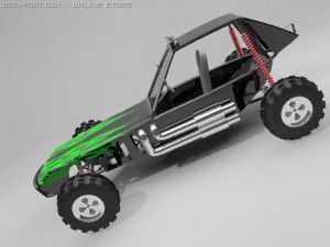 Sand buggy 3D-Modell