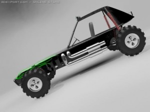 Sand buggy 3D-Modell