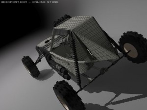 Sand buggy 3D-Modell