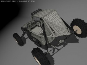 Sand buggy 3D-Modell