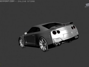 Nissan skyline r35 gtr 3D Модель