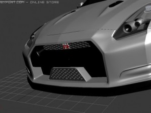 Nissan skyline r35 gtr 3D Модель