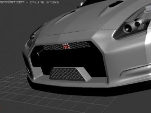 Nissan skyline r35 gtr 3D Model