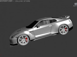 Nissan skyline r35 gtr 3D Model