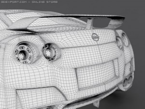 Nissan skyline r35 gtr 3D Модель