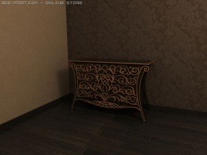 art deco locker 001 3D Модель