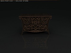 art deco locker 001 3D Модель