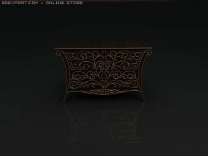 art deco locker 001 3D Model