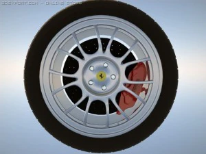 ferrari f430 wheel 3D Model