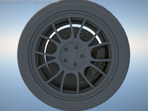 ferrari f430 wheel 3D 模型