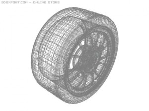 ferrari f430 wheel 3D 模型