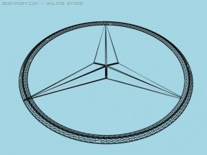 mercedes benz star Modelo 3D