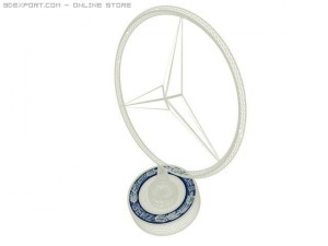 mercedes benz hood ornament 3D Model