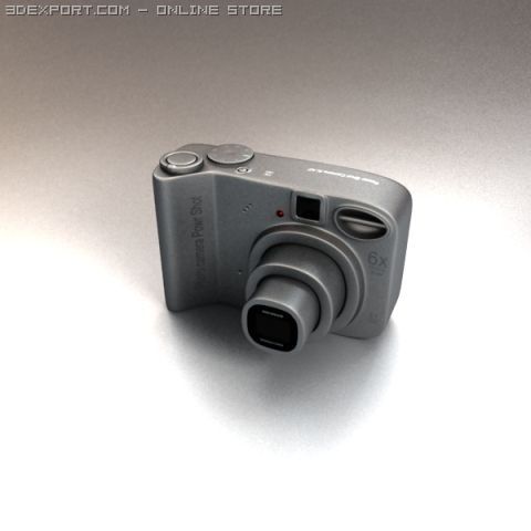 photocamera Model 3D .c4d .max .obj .3ds .fbx .stl .blend