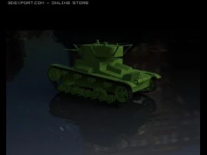 tankt26ussa1933 3D Model