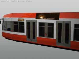 tram Modèle 3D