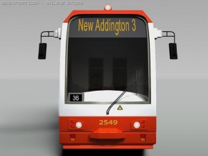 tram Modèle 3D