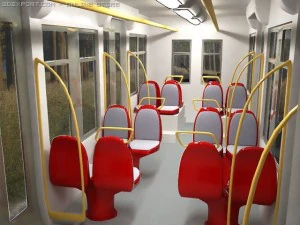 tram 3D Model