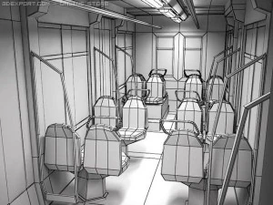 tram 3D Model