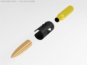 50mm cal Model 3D