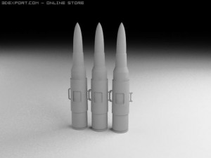 50mm cal Model 3D