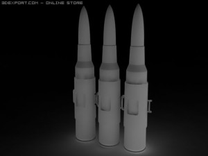 50mm cal Model 3D