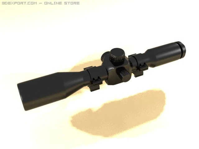 sniper scoop 3D Model .c4d .max .obj .3ds .fbx .stl .blend 