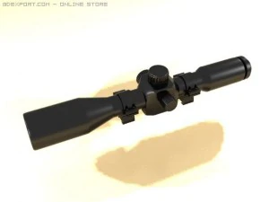 ruang lingkup penembak jitu Model 3D