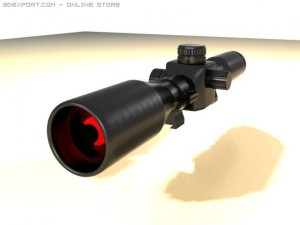sniper scoop Modèle 3D