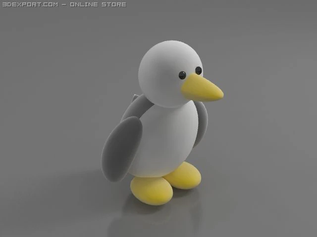 bird toy 3D Model .c4d .max .obj .3ds .fbx .stl .blend 