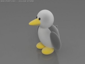 bird toy 3Dモデル