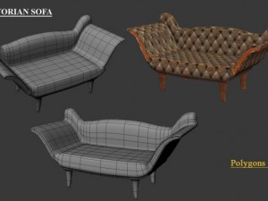 sofavictorian sofa 3D 模型