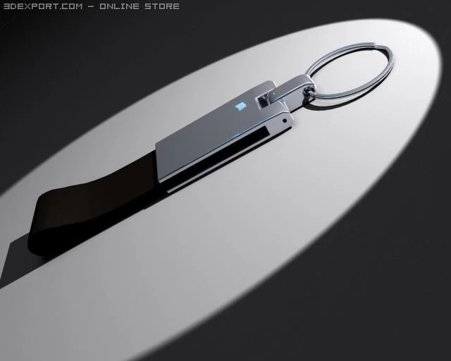 high detailed 3d model of keychain 3D Model .c4d .max .obj .3ds .fbx .stl .blend 