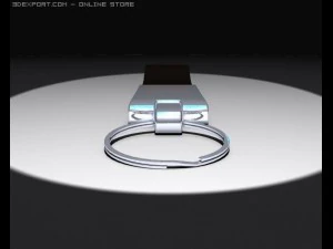 high detailed 3d model of keychain 3D Model