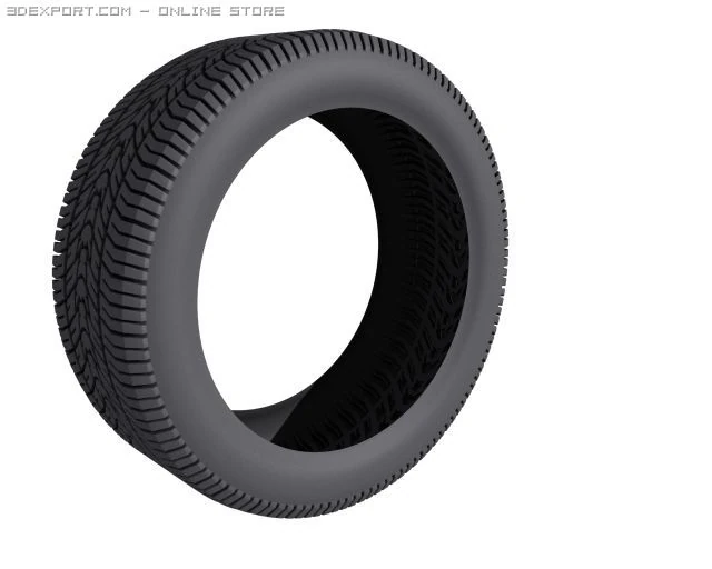 hd high detailed tire 3D Model .c4d .max .obj .3ds .fbx .stl .blend