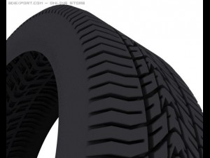 hd high detailed tire 3D मॉडल