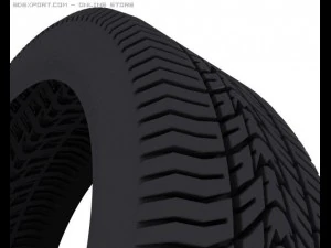 hd high detailed tire 3D Model