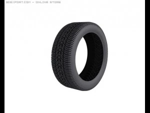 hd high detailed tire 3D Model