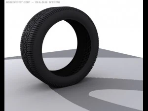 hd high detailed tire 3D Model