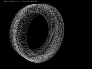 hd high detailed tire 3D Model