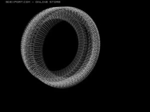 hd high detailed tire 3D Model