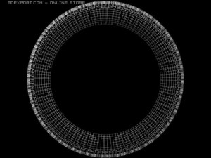 hd high detailed tire 3D मॉडल