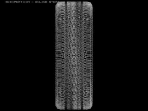 hd high detailed tire 3D Model
