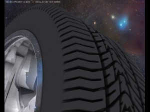hd high detailed wheel tire and rim2 Modello 3D