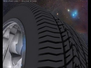 hd high detailed wheel tire and rim2 3D Model