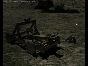 detailed 3d catapult 3D Model