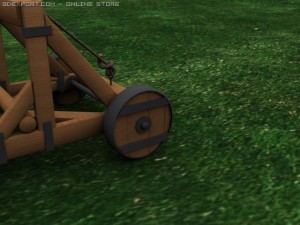 detailed 3d catapult 3D Model