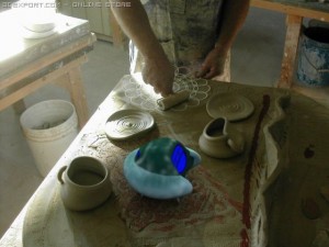 clay alien spaceship sculpture 3D मॉडल